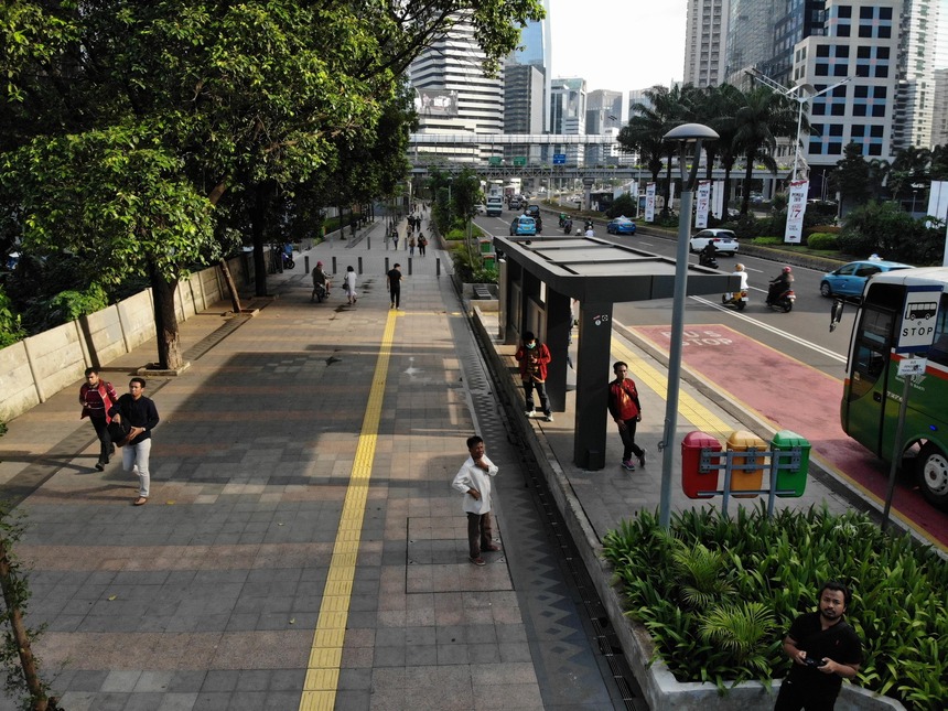 Kontribusi Swasta dalam Membangun Pedestrian Jakarta